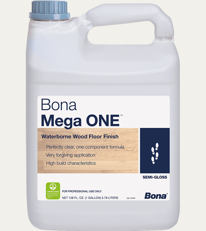 bona mega one wood floor finish, extra matte, 1 Gal