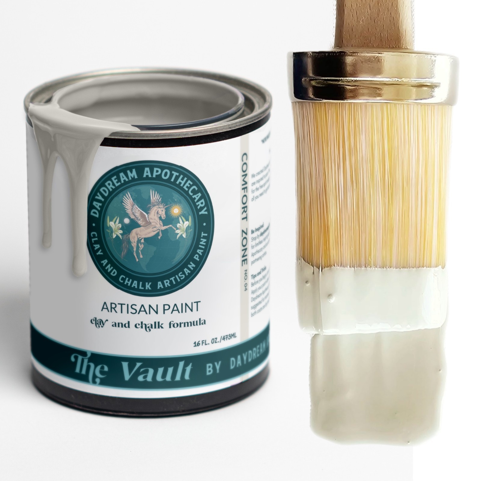 Off White Chalk Paint – Comfort Zone – Clay and Chalk Paint PINT