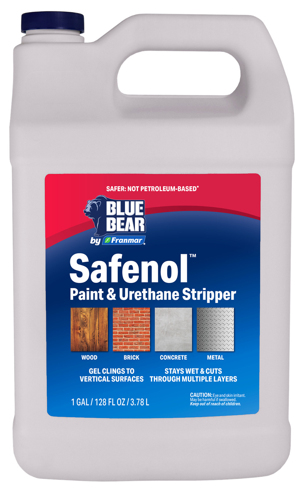 Blue Bear Safenol Paint Stripper, Gallon – BBR SS1GEAWDT1