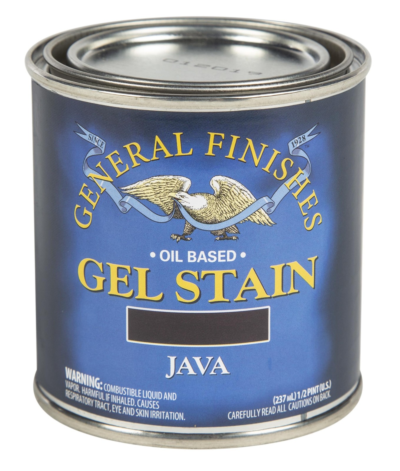 General Finishes Oil Base Gel Stain, 1/2 Pint, Java 1 Half-Pint,