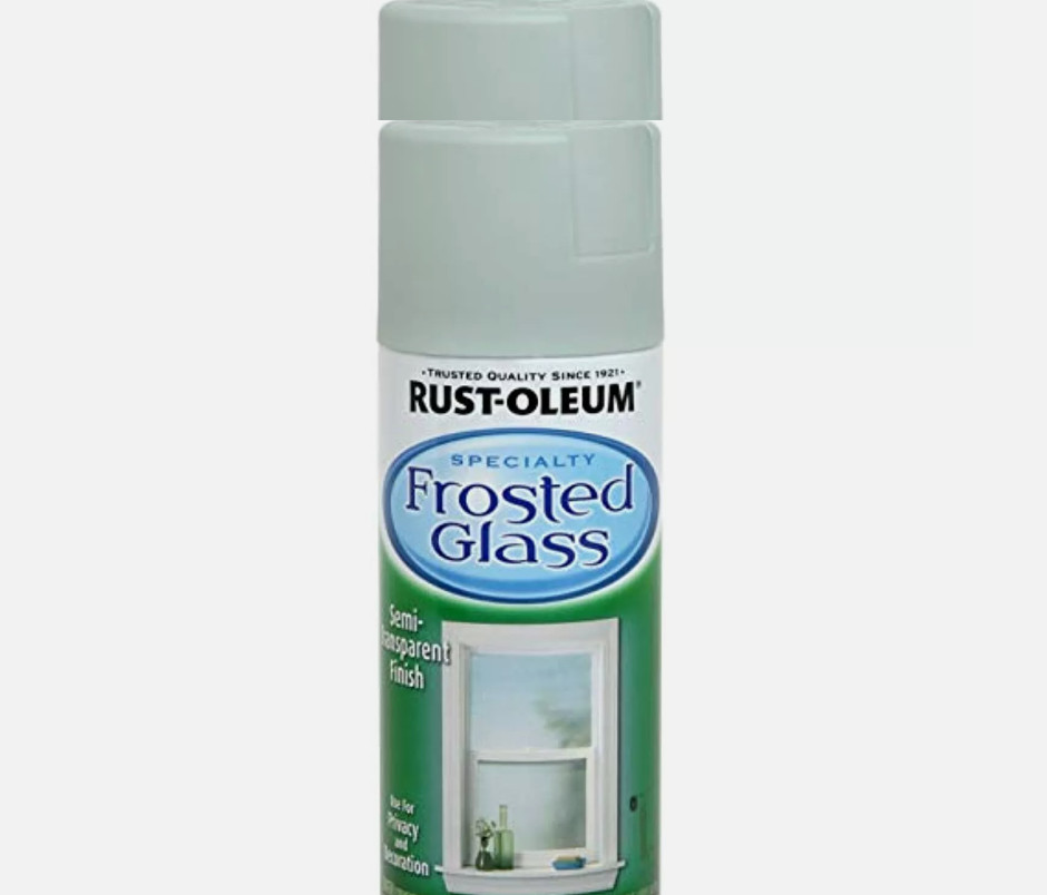 Rust-Oleum 257465 Frosted Glass Spray Finish Sea Glass 11 oz. Semi-Transparent