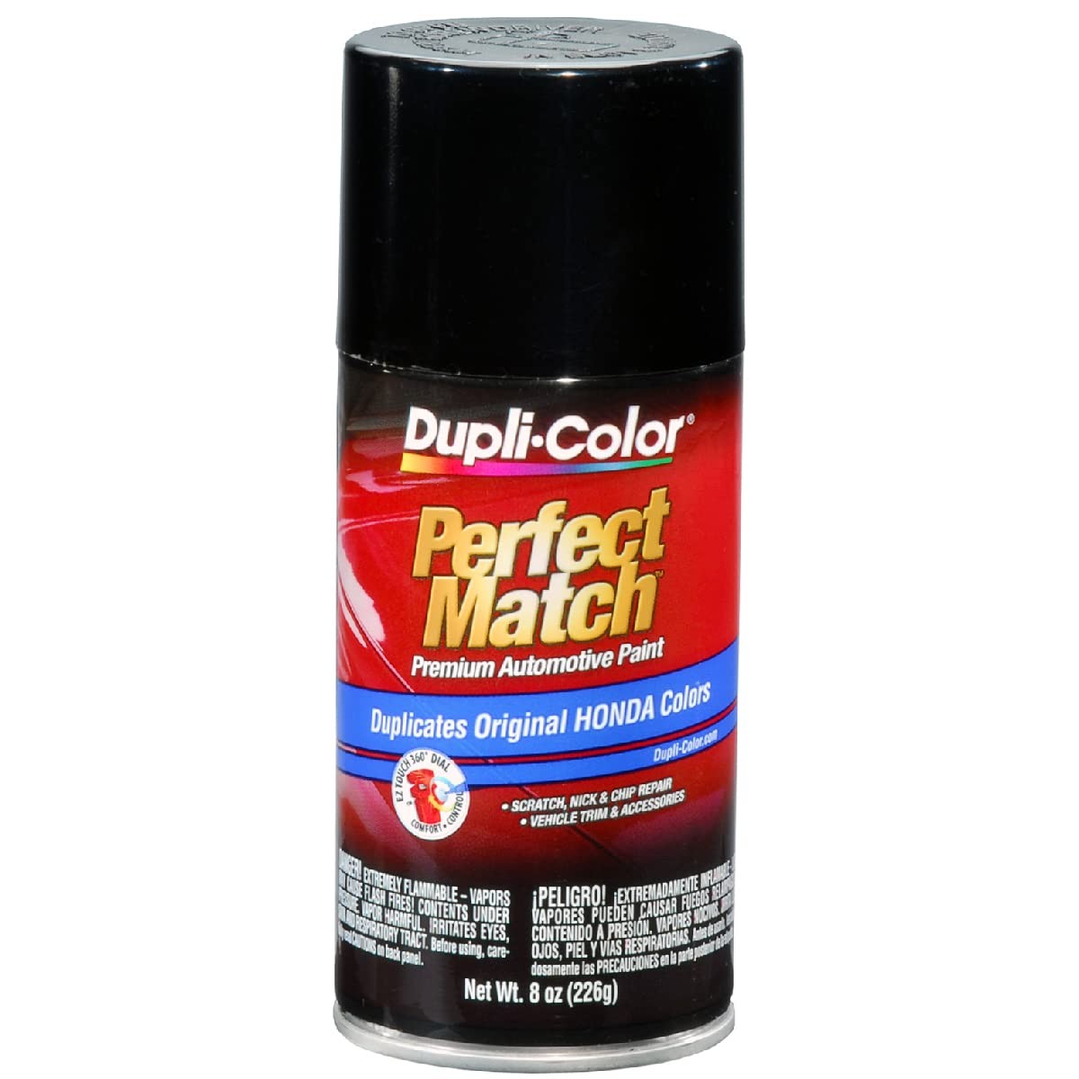 Premium Automotive Paint, Black, 8 oz Perfect Match for Auto Repairs
