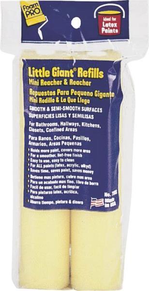 NEW FOAMPRO 75RS PK (2) 3/8″ X 6″ FOAM PAINT ROLLER COVERS LITTLE GIANT 8788499