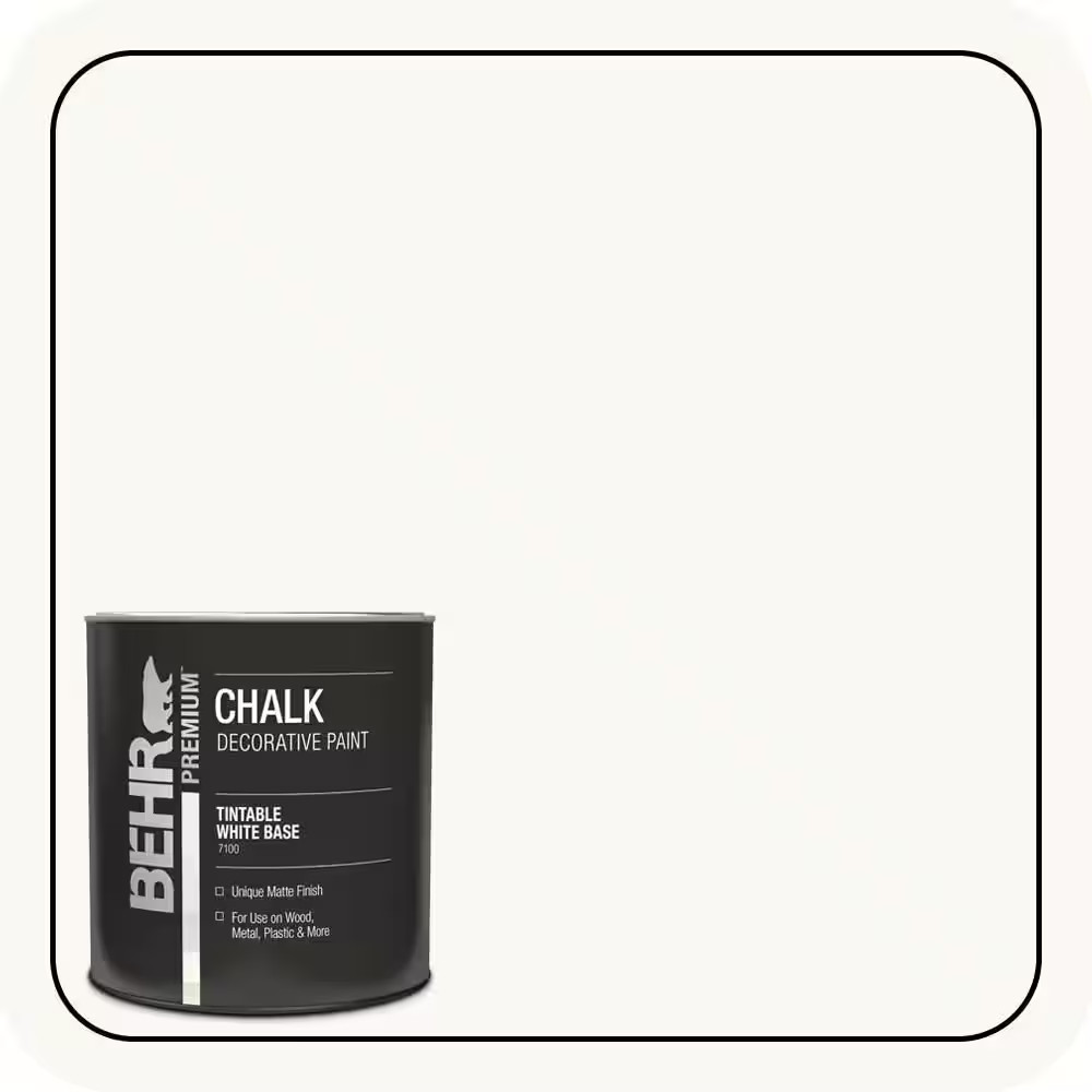 1 Qt. White Interior Chalk Decorative Paint