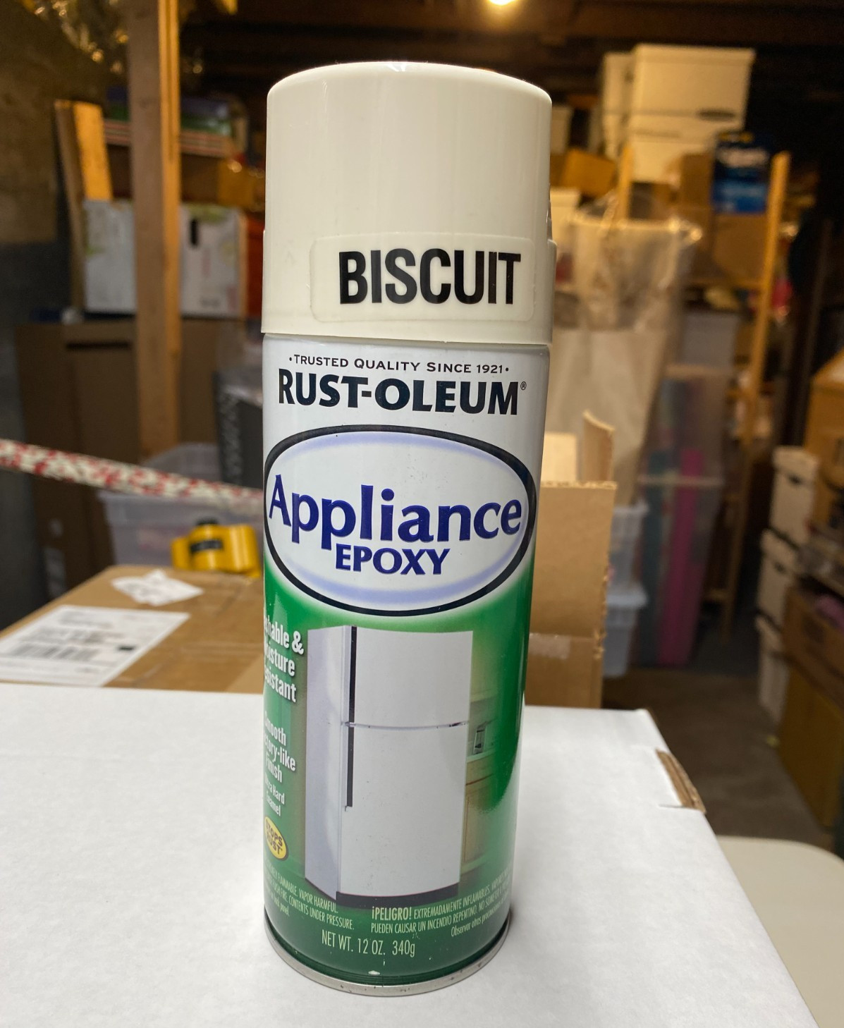 Rust-Oleum Spray Paint, Biscuit, Appliance Epoxy