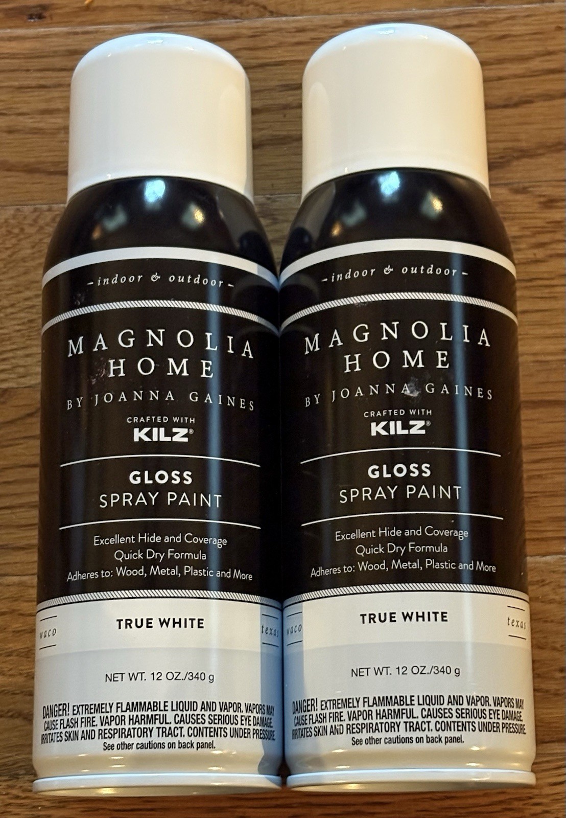Magnolia Home by Joanna Gaines Kilz Gloss Spray Paint “TRUE WHITE” 12oz