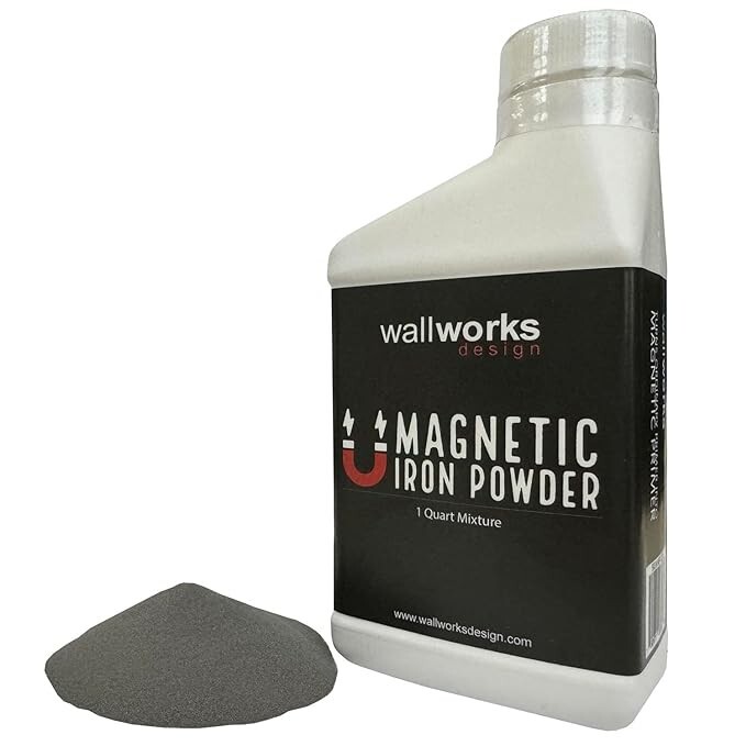 Wallworks Design Iron Powder Turn Ordinary Primer to Magnetic Primer 1 Quart Mix