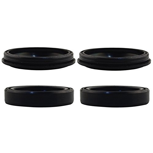 Front Fork Shock Oil Seal and Dust Seal Set 43mm x 55mm x11mm Compatible with