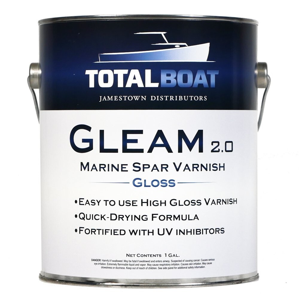 Gleam Marine Spar Varnish, Gloss and Satin Polyurethane Finish for Wood, Boat…