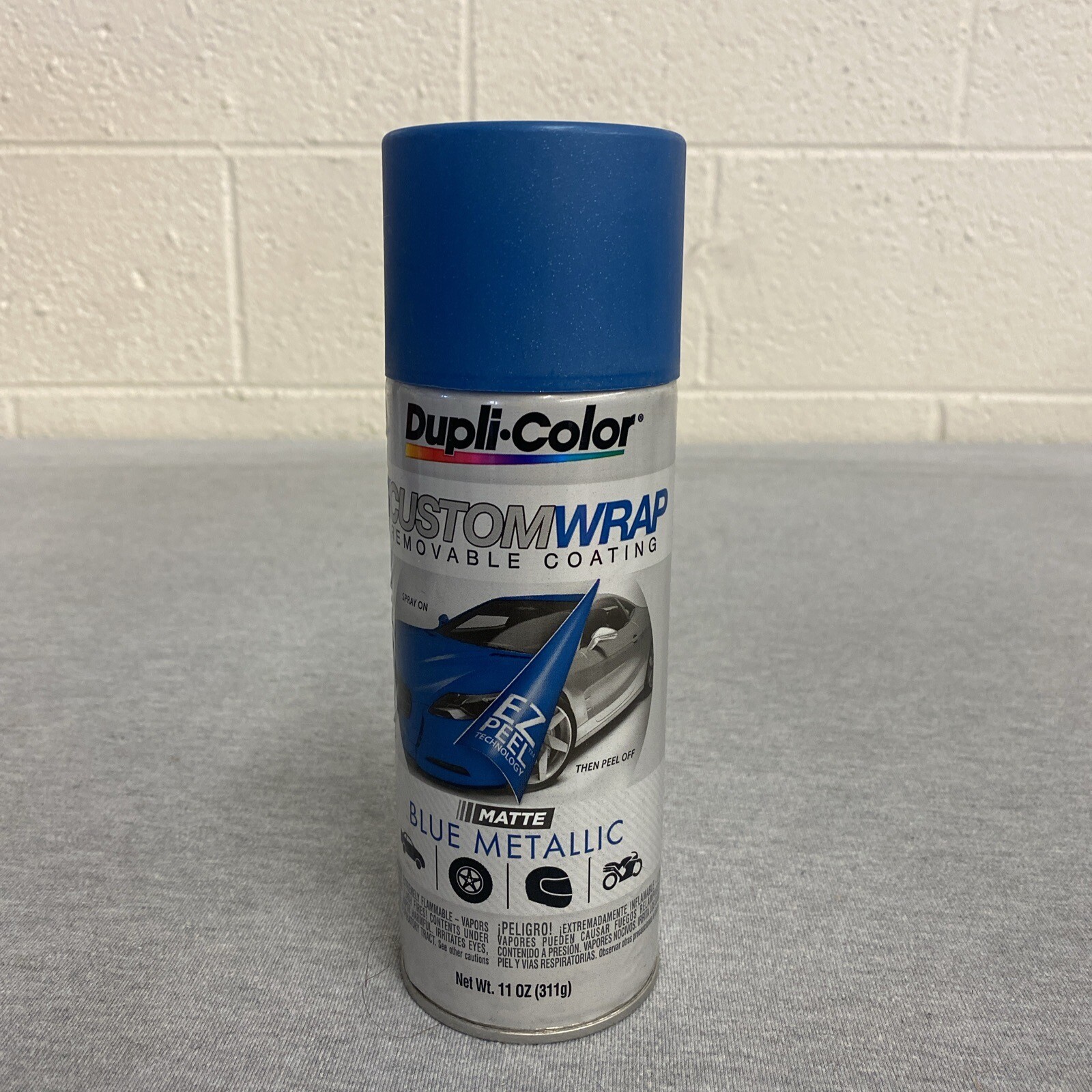 Dupli-Color Custom Wrap Matte Blue Metallic CWRC832 Removable PlastiDip Coating