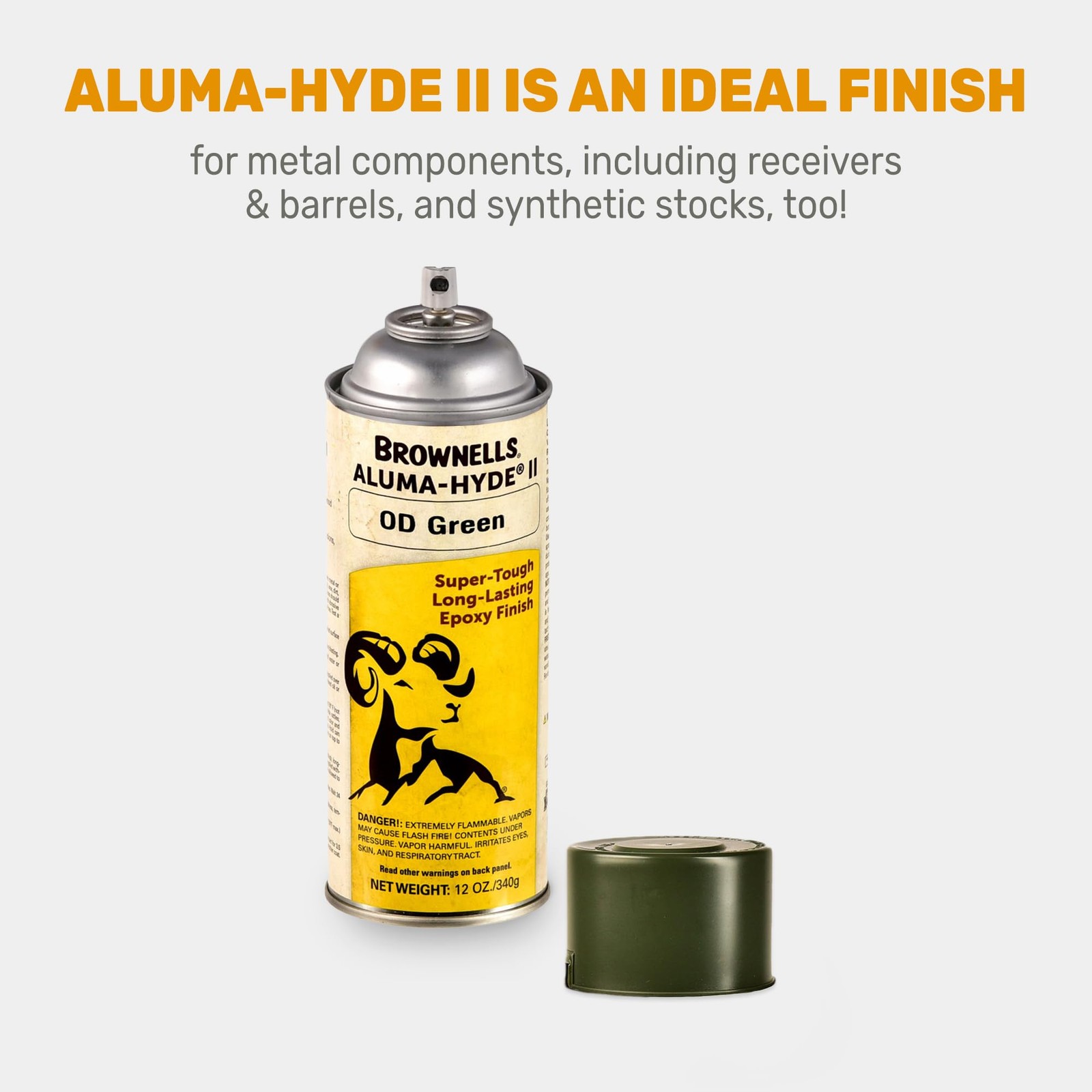 Brownells Aluma-Hyde II Epoxy Based Firearms Finish (O.D. Green)