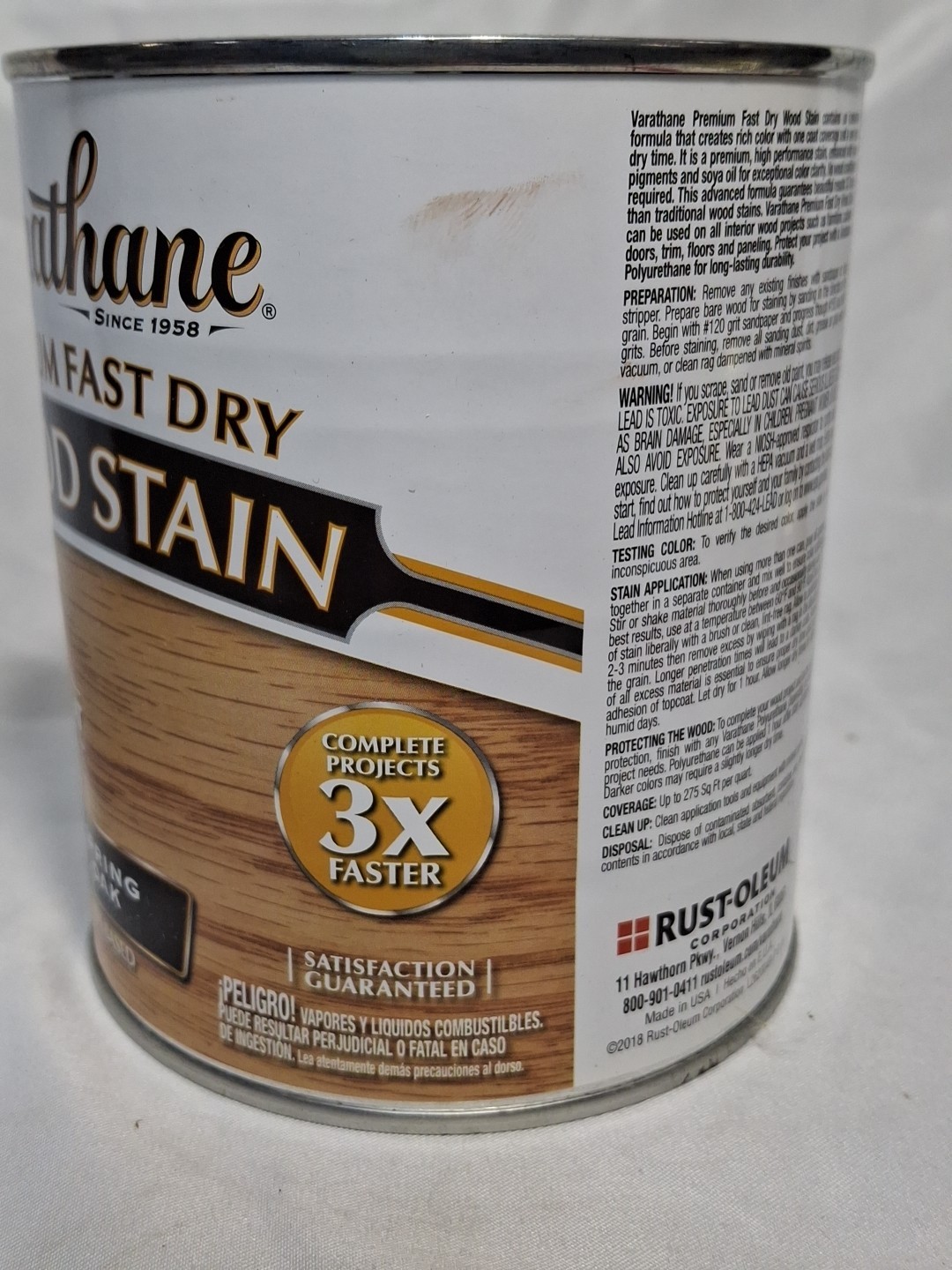 Varathane 262004 Spring Oak Premium Oil-Based Wood Stain, 1 Quart / 32 fl oz