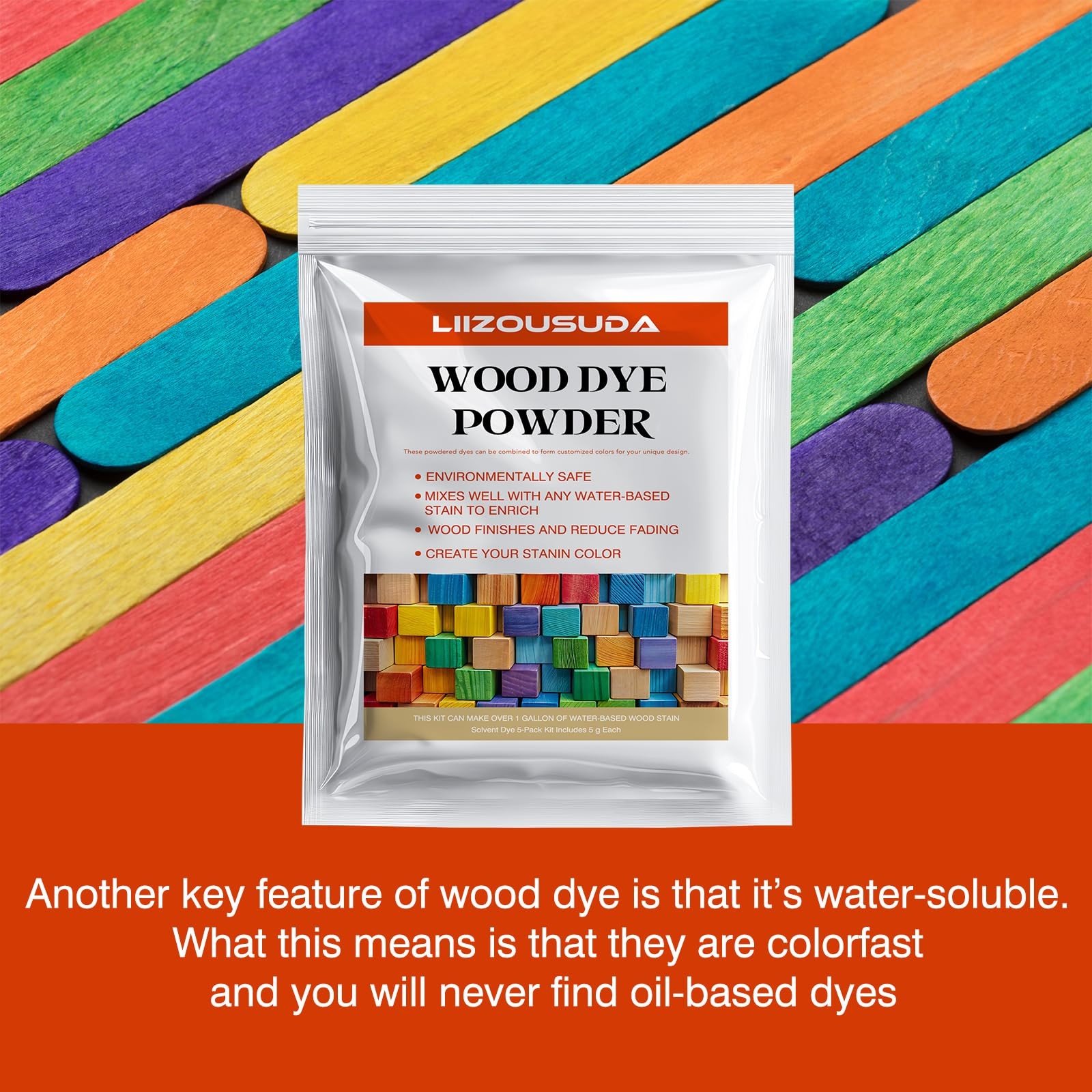 Wood Stain Powdered Solvent Wood Dye Indoor and Outdoor Furniture and More …