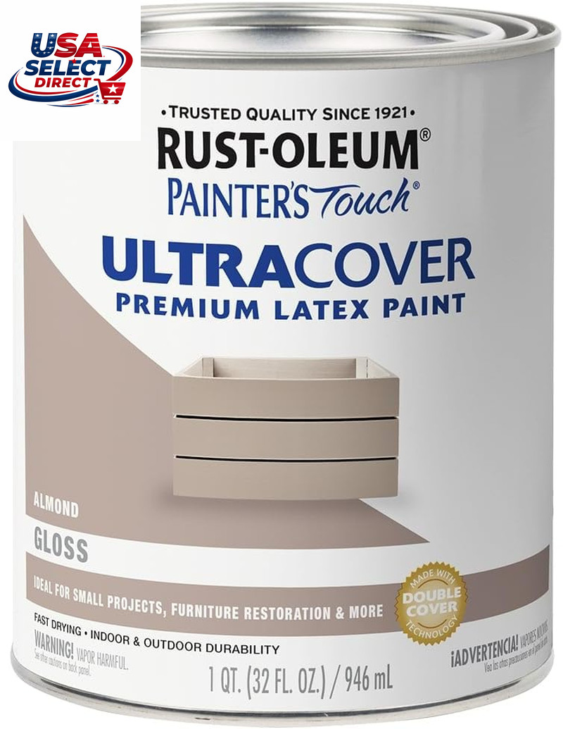 2-Pack 1 Qt Almond Painter’s Touch 2X Ultra Cover Premium Latex Paint