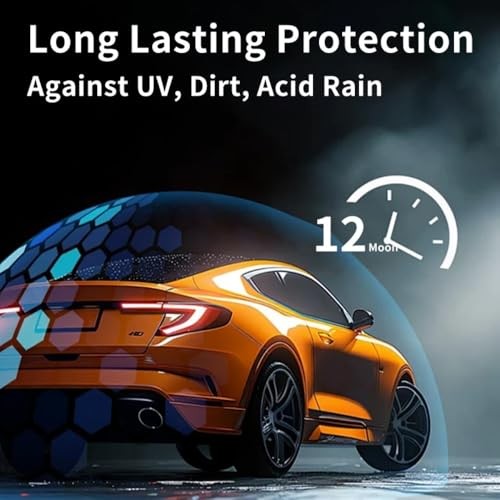 Car Wax Crystal Coating Paste – Long Lasting Ceramic Infused Protection, Deep