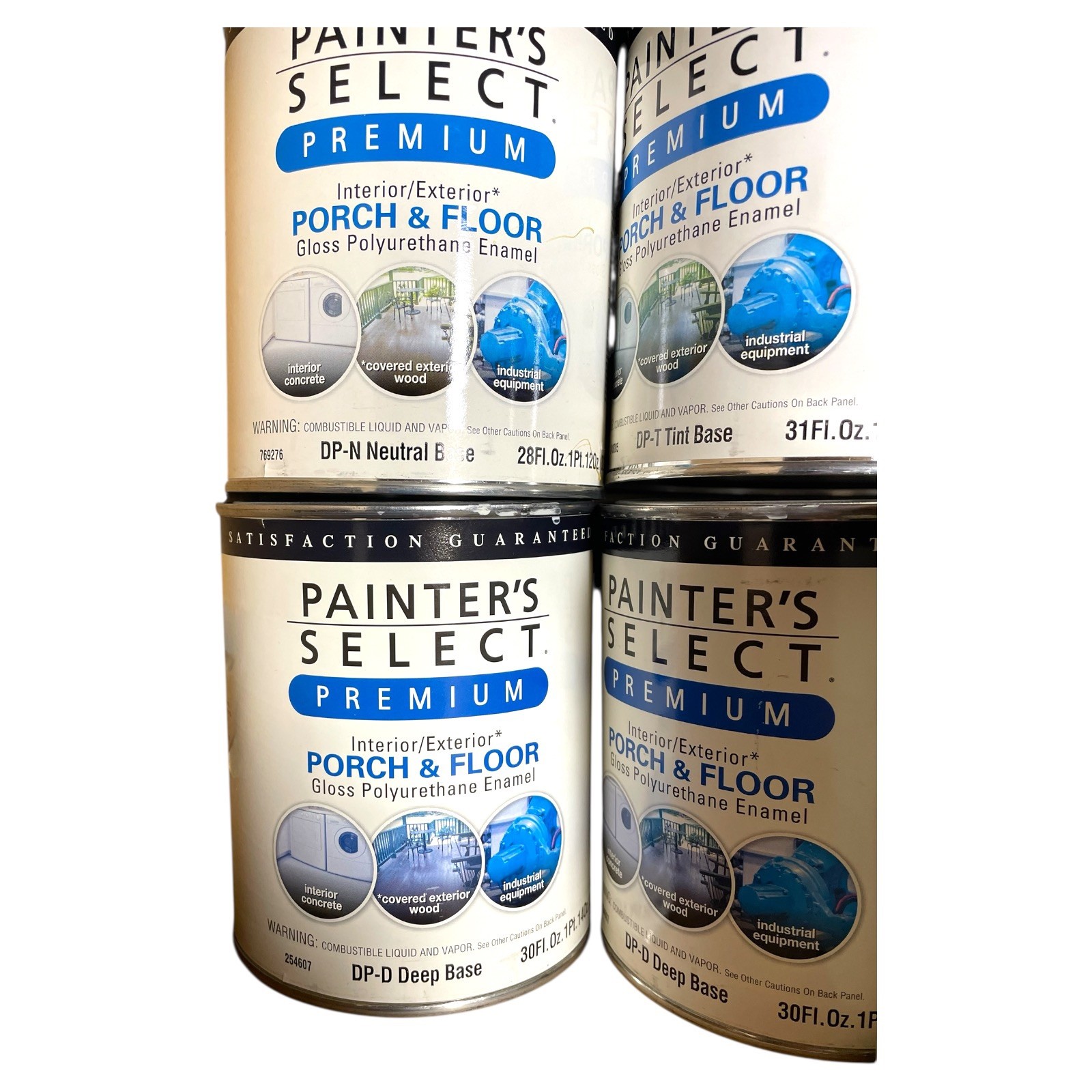 Painters Select Premium Porch & Floor Gloss Polyurethane Enamel Paint – 14 Quart