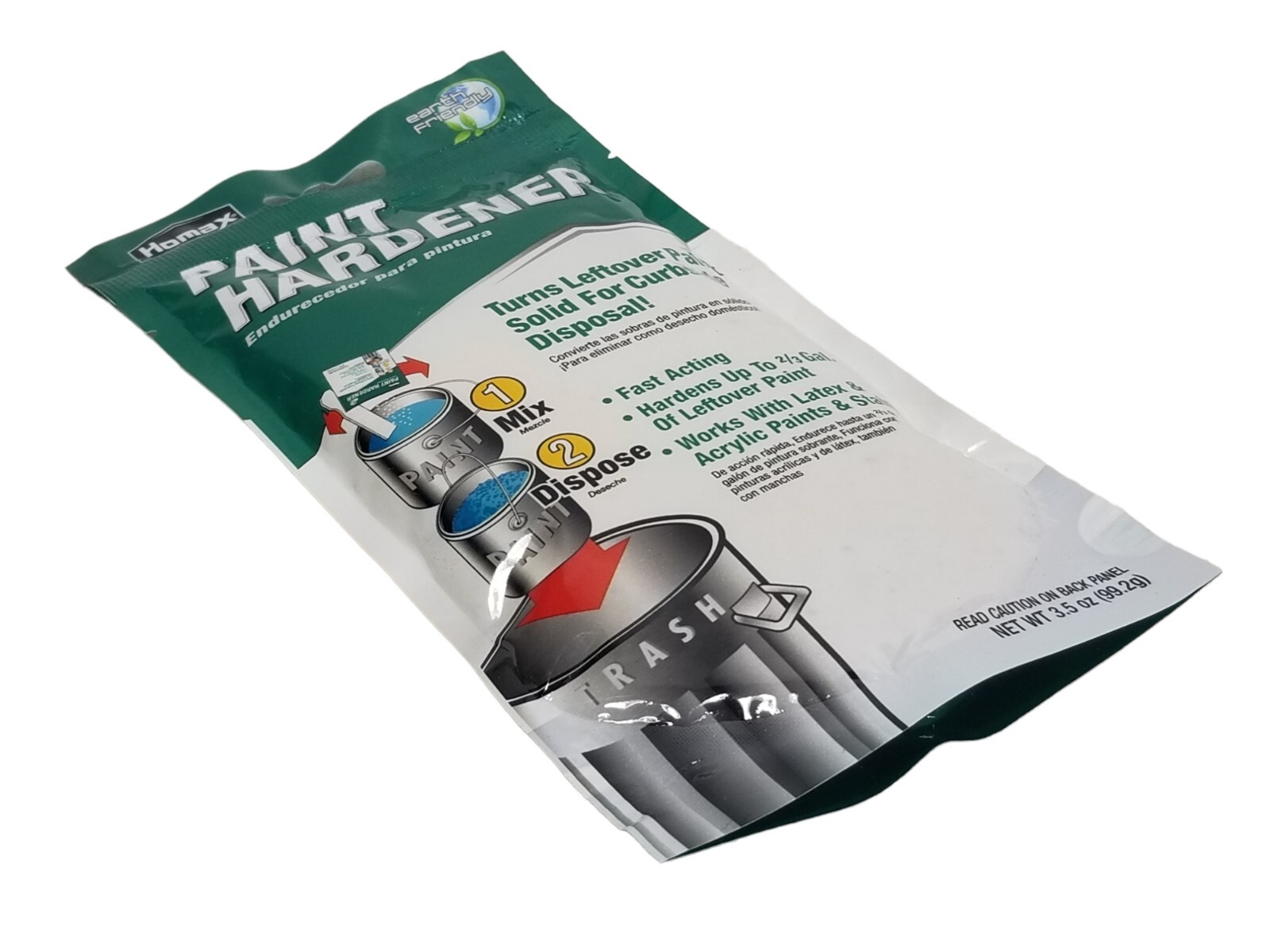 (2-LOT) Homex Paint Hardener 3.5 oz Latex & Acrylic Paint Solidifier FREE SHIP