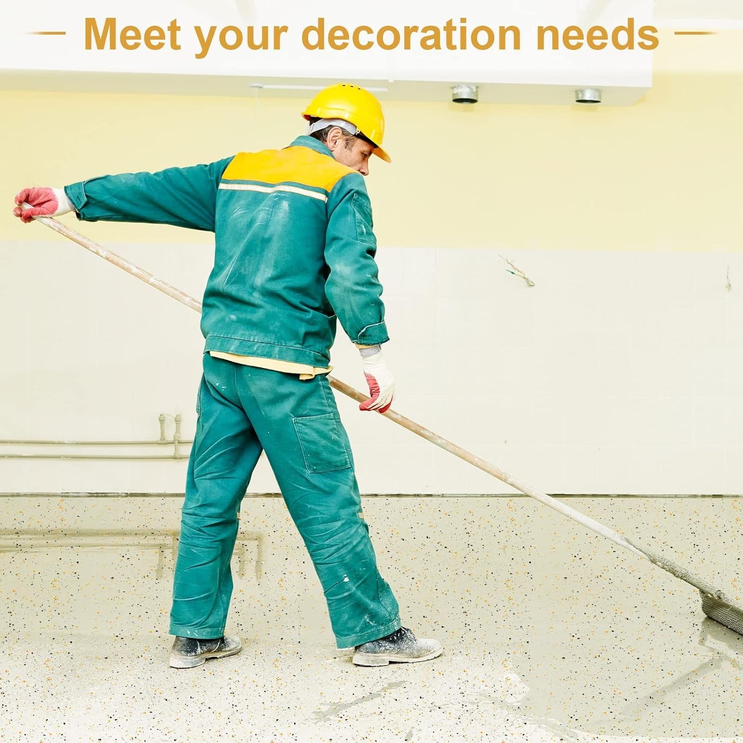 Decorative Epoxy Flakes in 5 Chic Colors – 1400G for Stunning Floor Enhancements