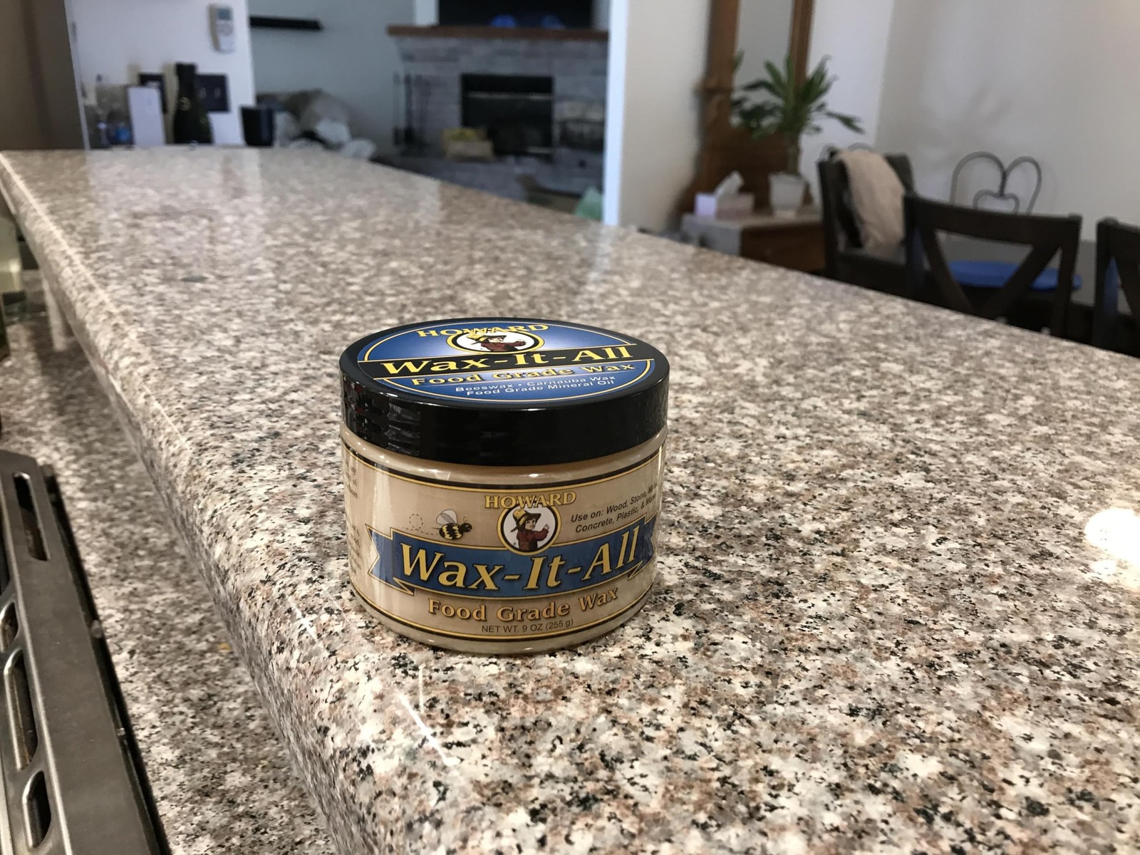 HOWARD WAX-IT-All – Protective Food-Grade Wax, 9 Ounce (Pack of 1), Cream