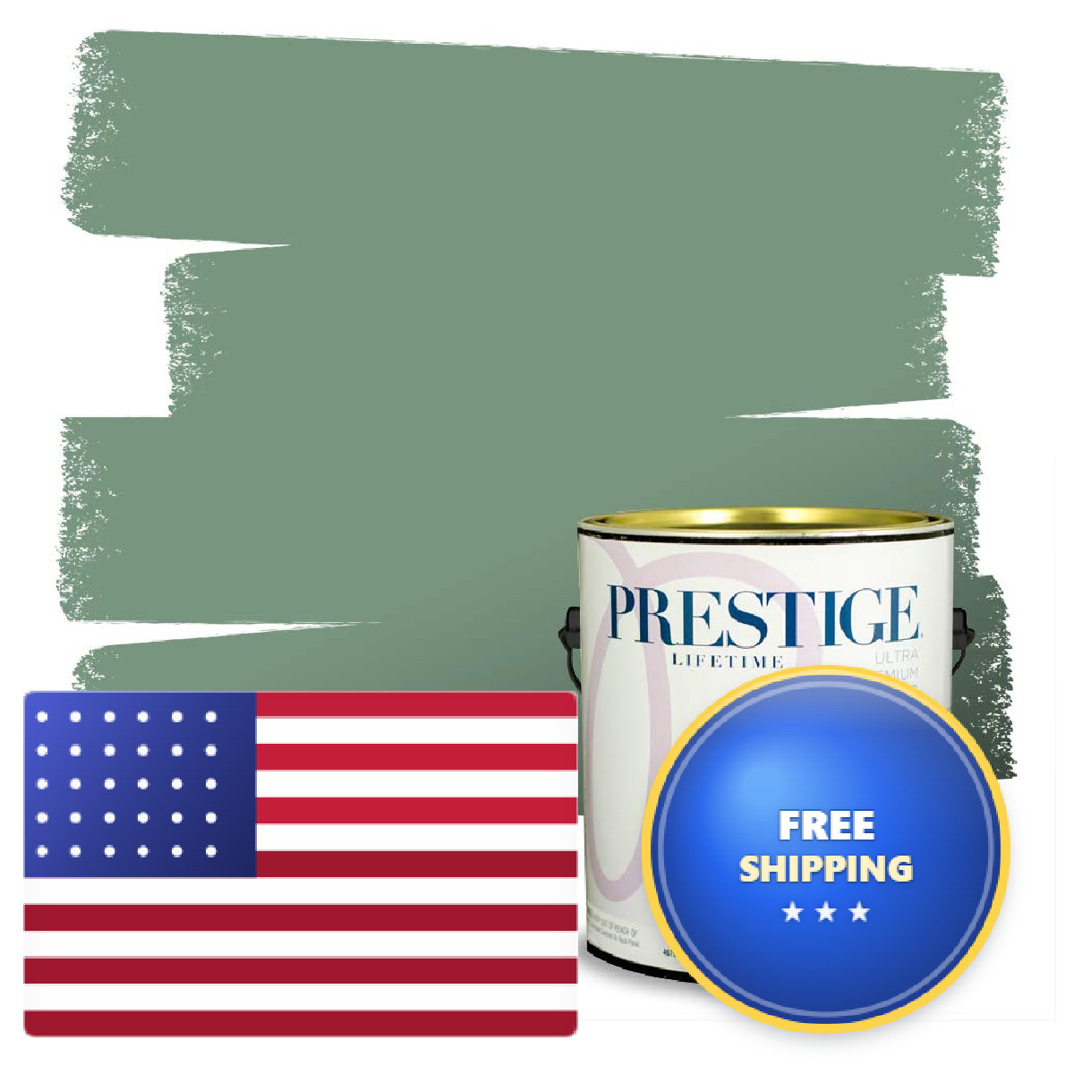 Prestige Interior Paint And Premiumr In One Grass Semi-Gloss 1 Gallon