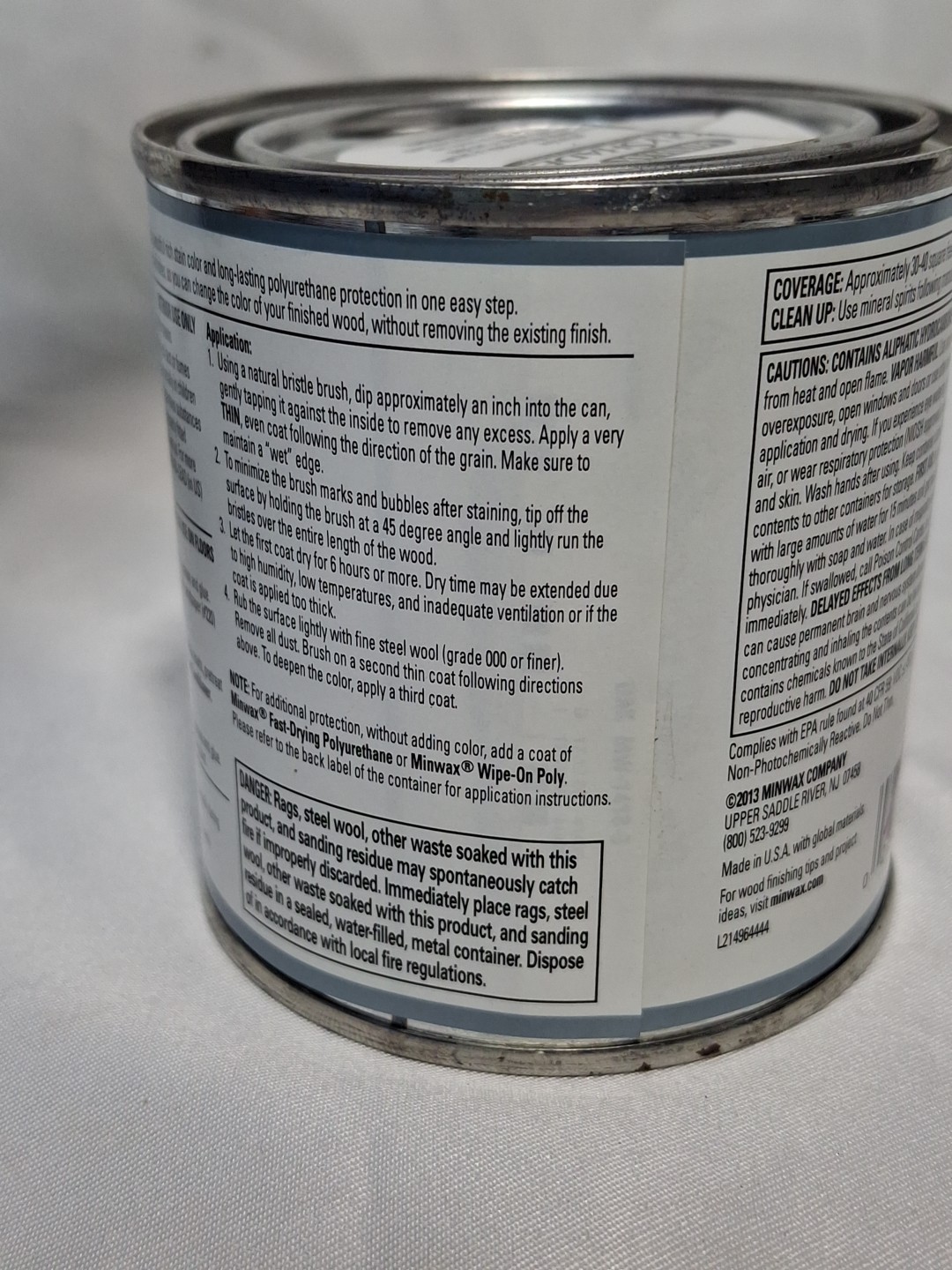 Minwax PolyShades Semi-Transparent Gloss Honey Oil-Based Stain/Polyurethane