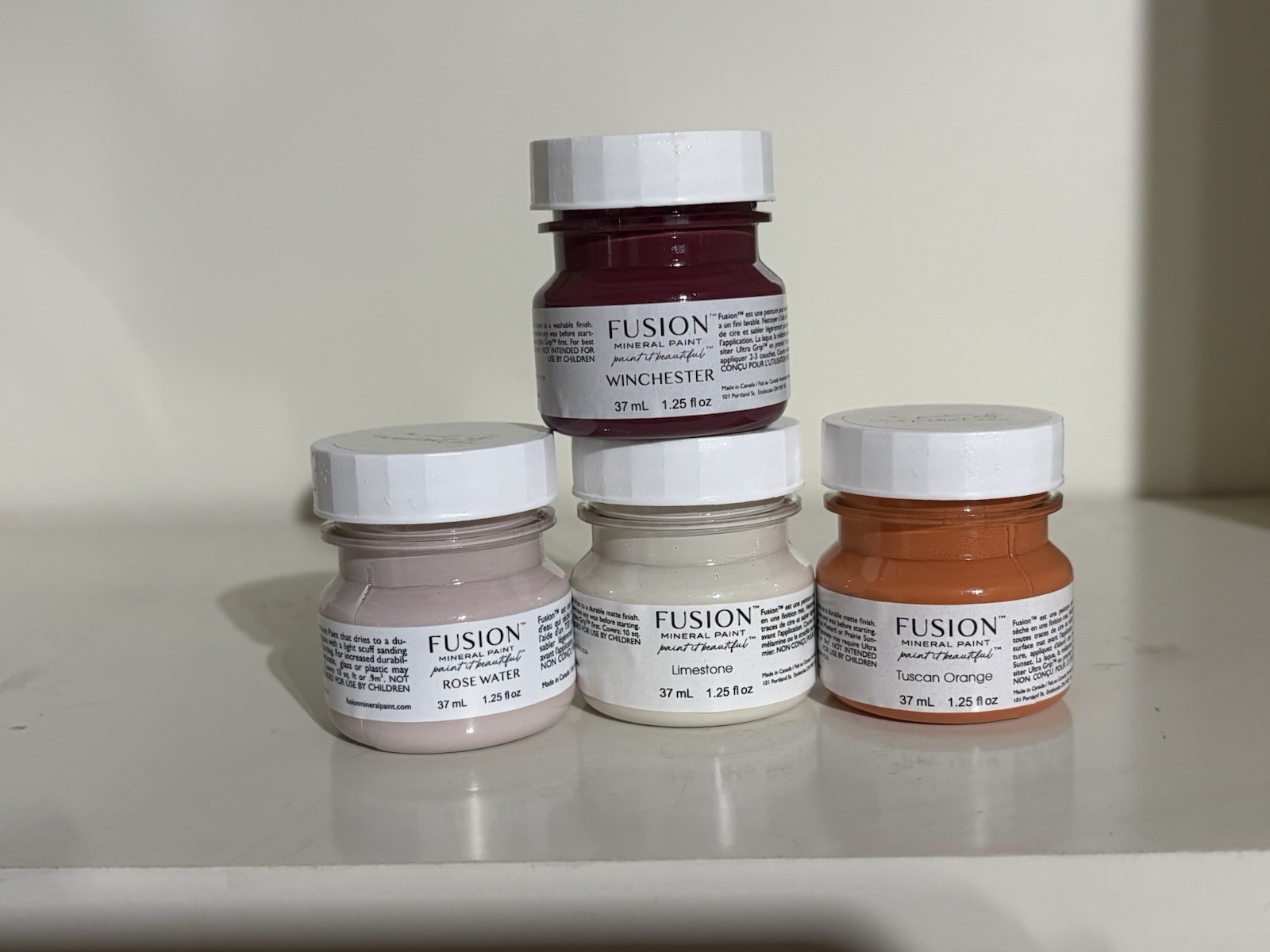 Fusion Mineral Paint 4-pack Testers