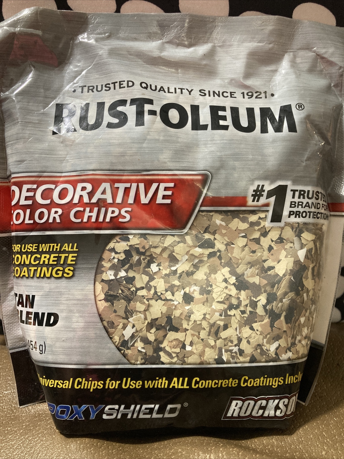 Rust-Oleum Tan Blend Decorative Color Chips 1 lb.