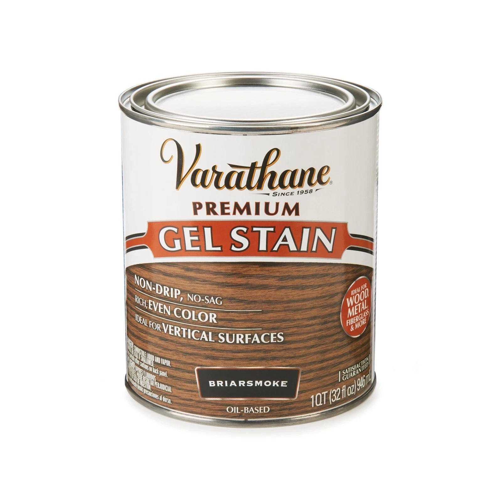 Varathane Premium Gel Stain Oil Based Briarsmoke 1 Quart FREE SHIPPING