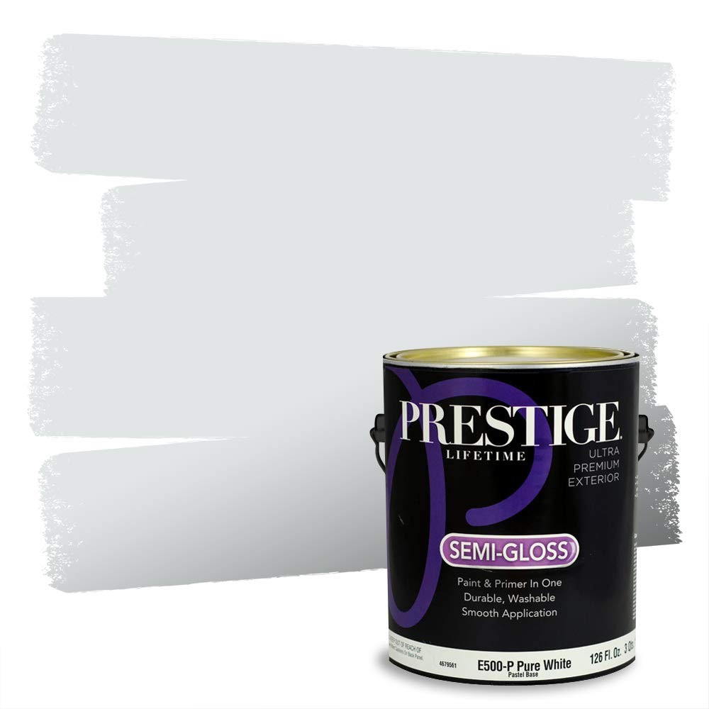 Prestige Exterior Paint And Premiumr In One Hint Of Gray Semi-Gloss 1 Gallon