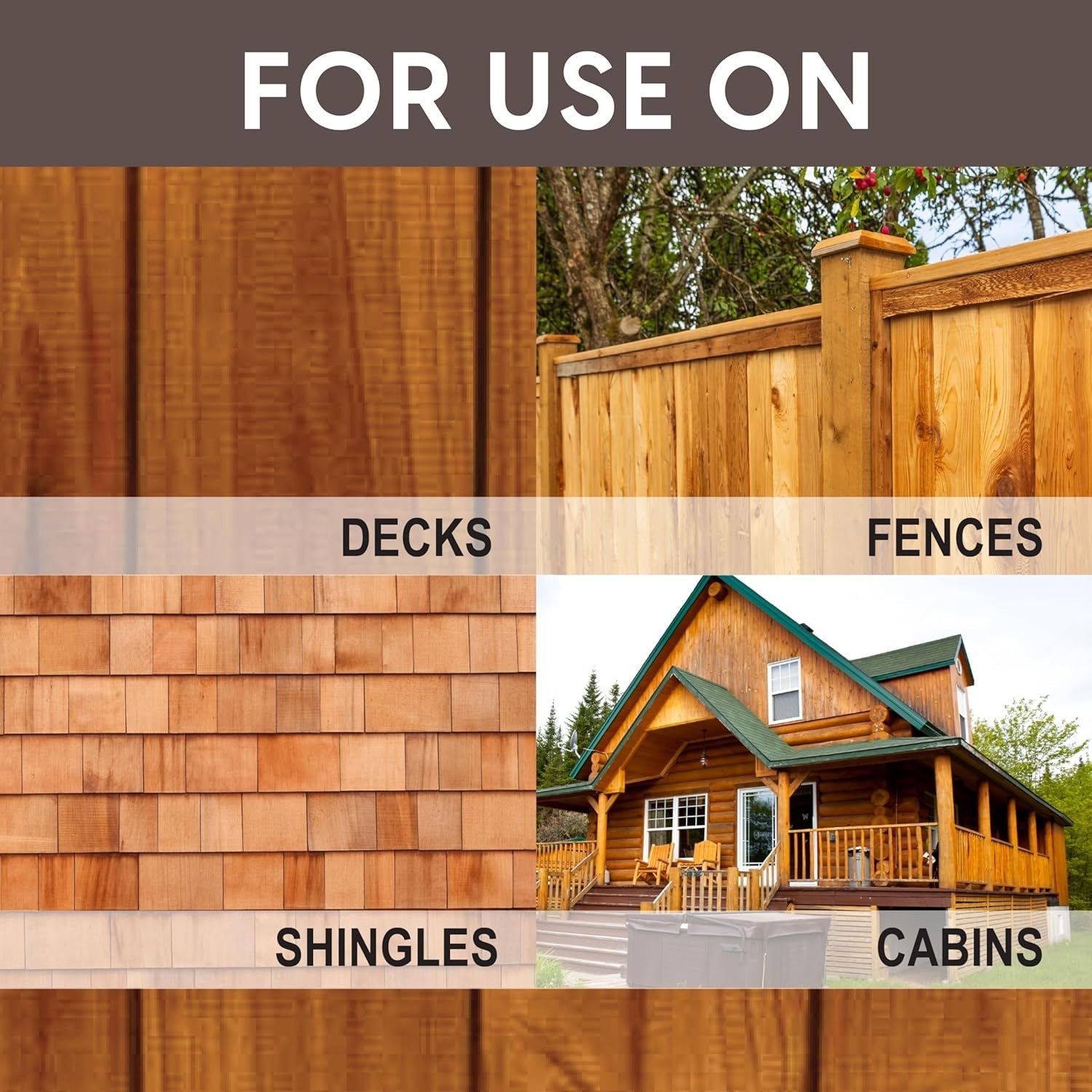 Professional Grade Semi-Transparent Wood Stain – Redwood