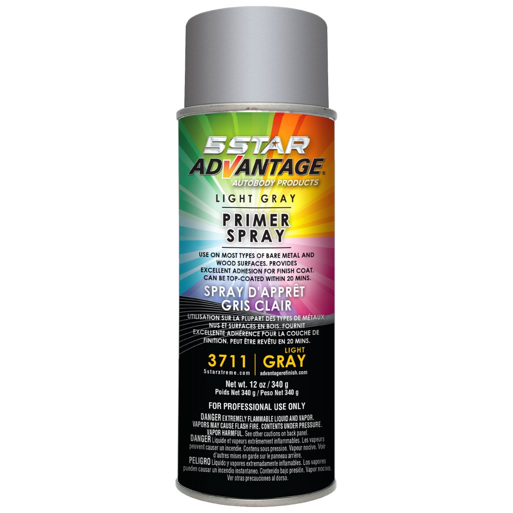 Primer Spray – Light Gray Aerosol – 5 Each 5SA-3711