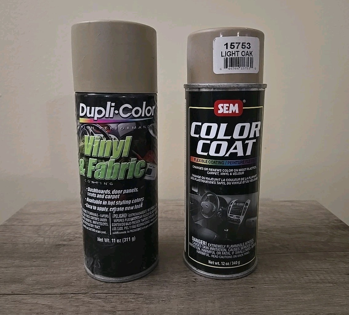 Dupli-Color HVP108 And SEM LOT Vinyl Fabric Coating Spray Paint – Desert Sand