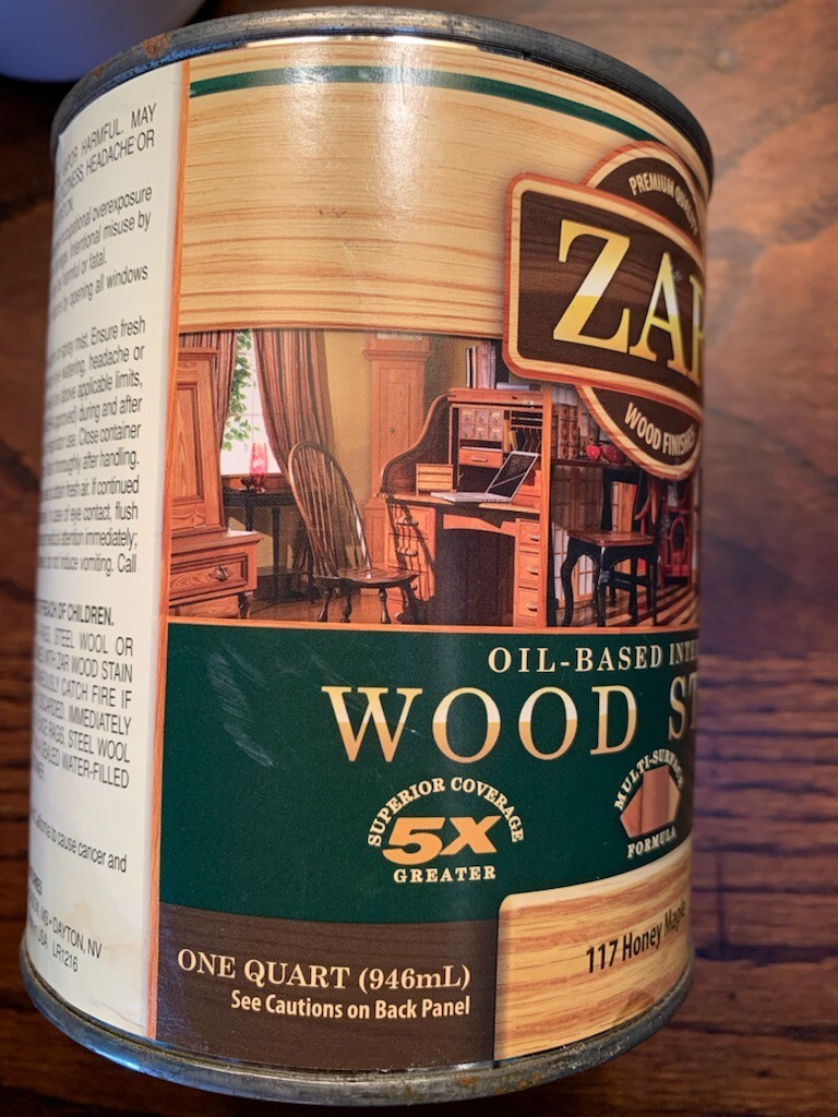 Zar Interior Stain, 117 HONEY MAPLE, Quart