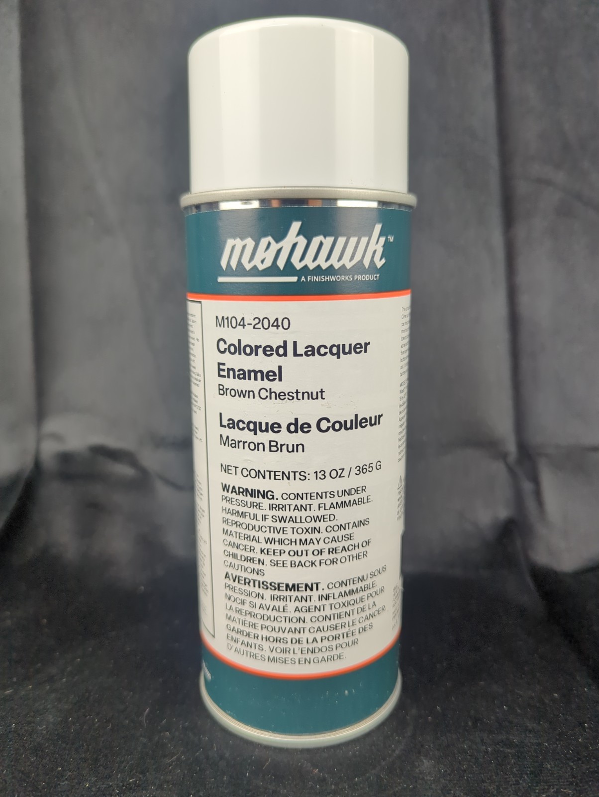 Mohawk M104-2040 Colored Lacquer Enamel Brown Chestnut 13 ounces