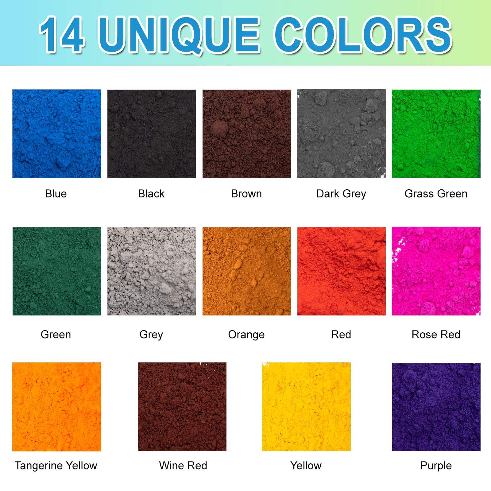 Concrete Pigment, Wine Red Iron Oxide Pigment Powder, Cement Pigment for Past…