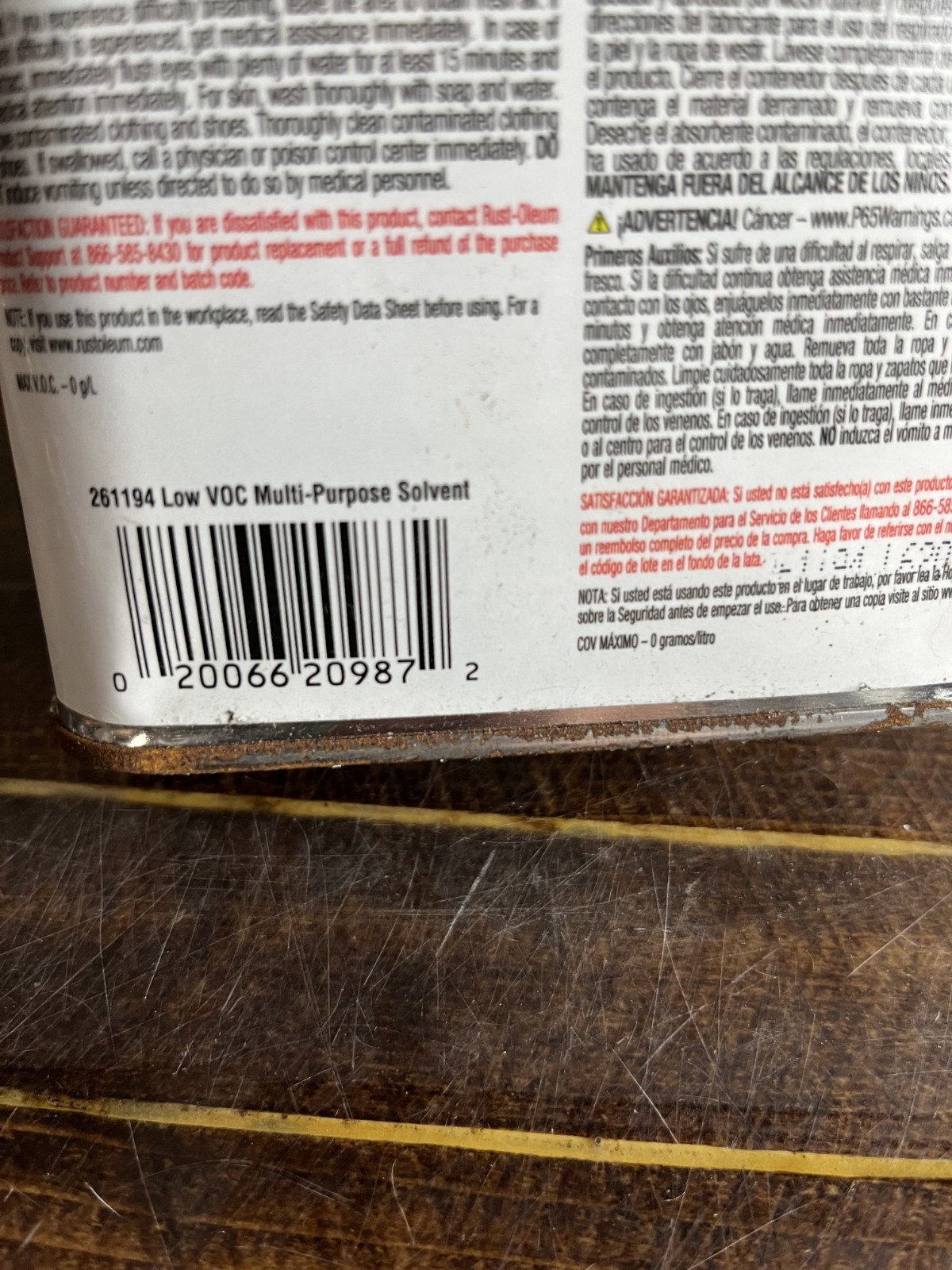 Rust-Oleum Multi-Purpose Solvent 3-in-1 Professional Grade One Quart (Set of 2)