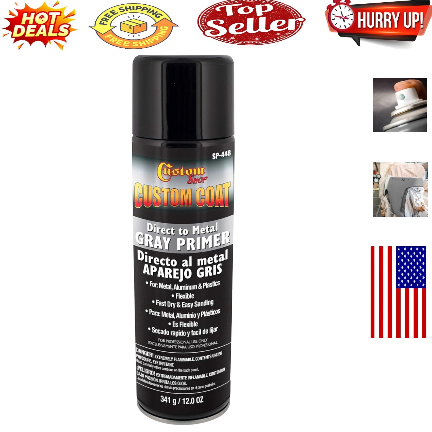 1K High Build Automotive Primer Spray – Easy Sanding & Superior Adhesion for …