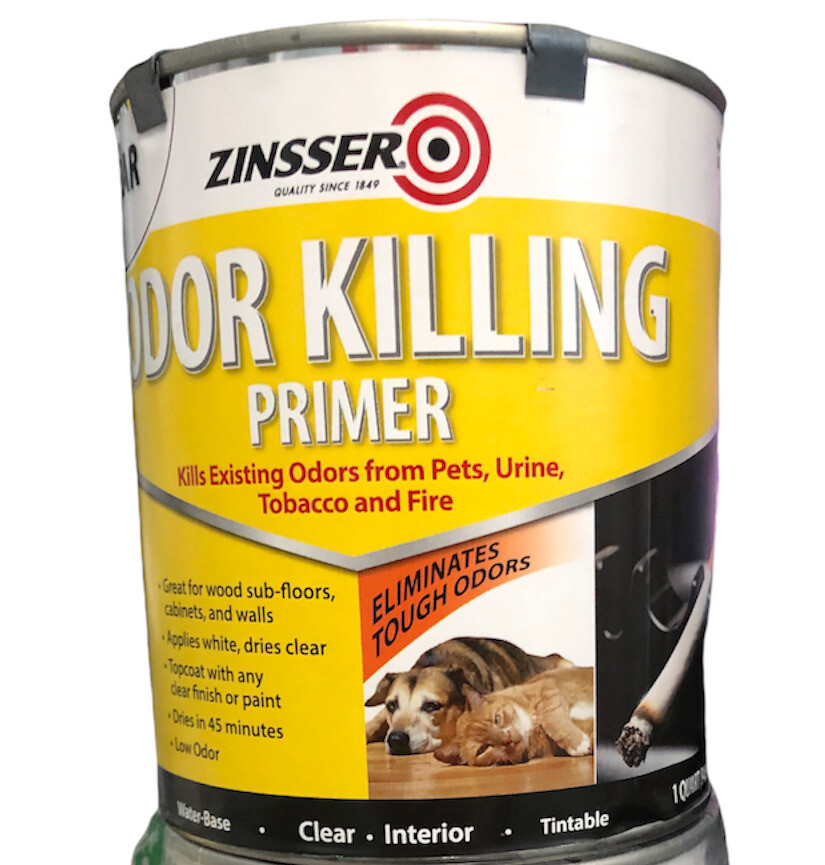 1-Zinsser Clear Primer For All Surfaces 1 qt. Pets, Urine, Tobacco