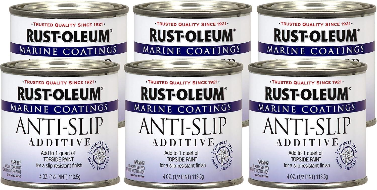 Rust-Oleum Marine Coatings Anti-Slip Additive, Half Pint- 207009 (6 PACK)