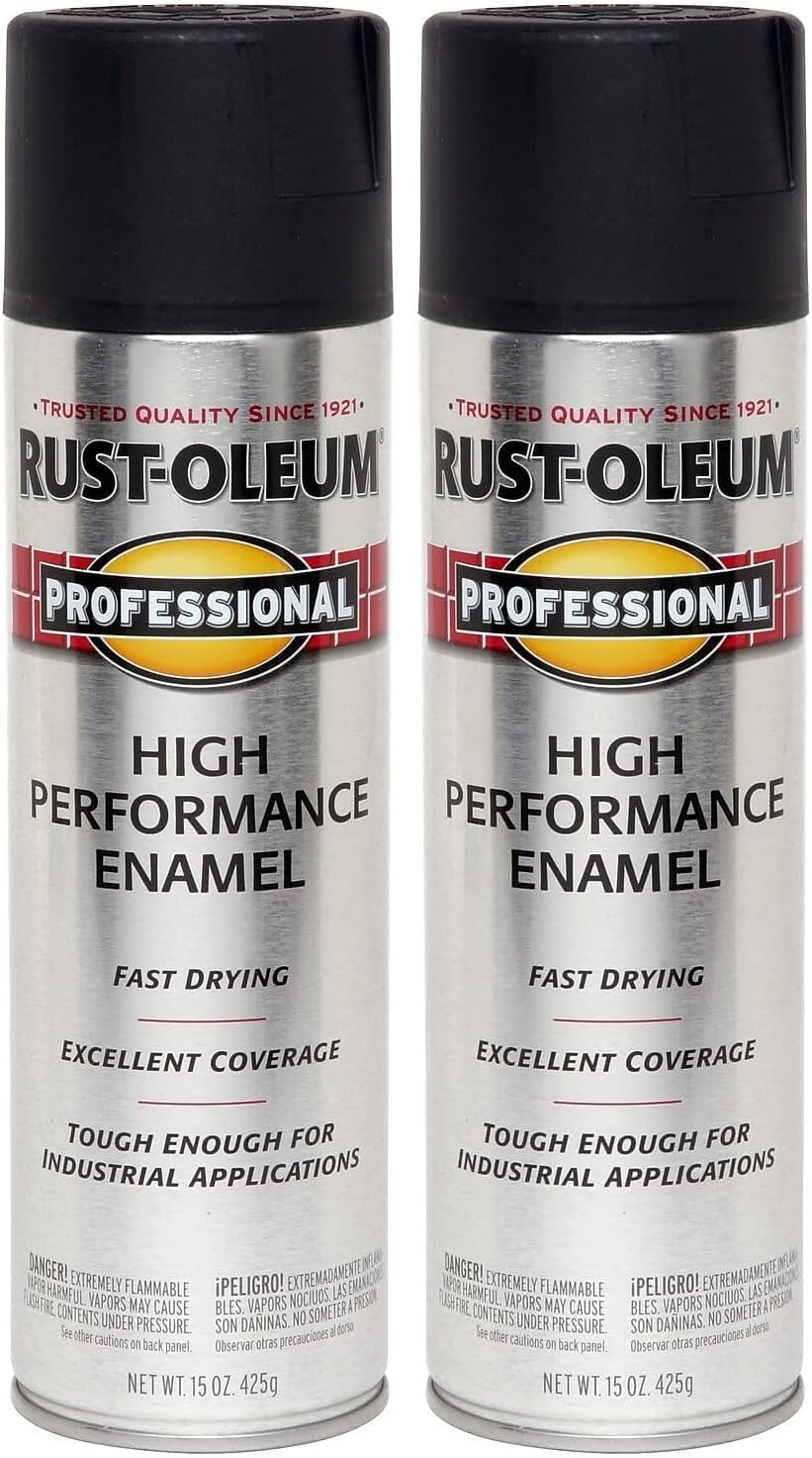 Rust-Oleum 239107 Professional High Performance Enamel Spray Paint, 15 Oz, Semi-