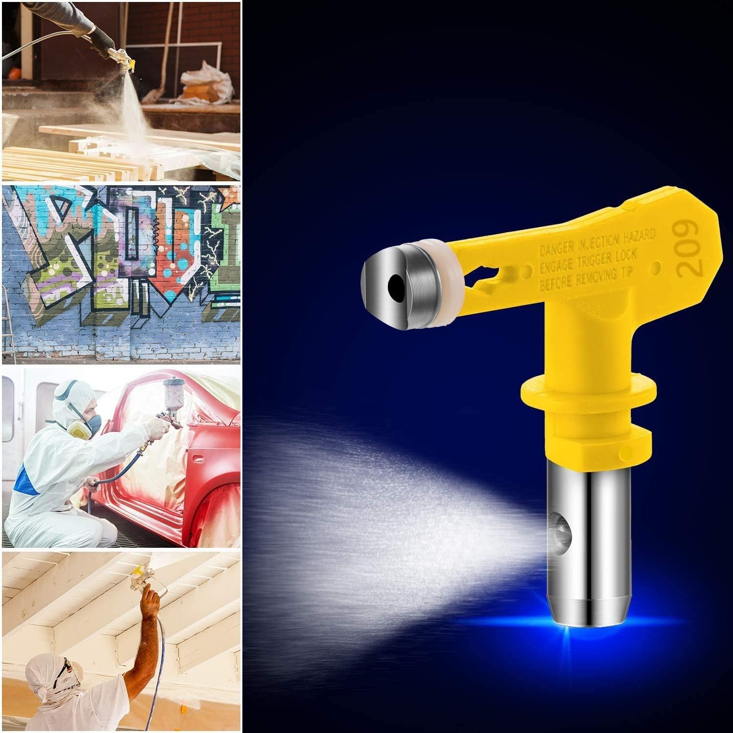 Reversible Airless Spray Tips for Airless Paint Sprayer (209)