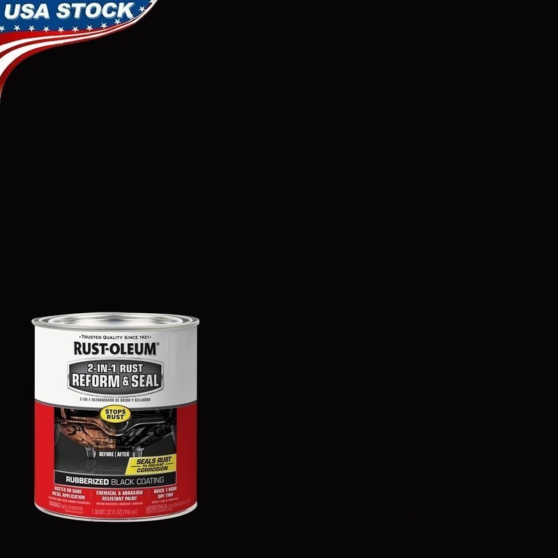 Zinc Rich Stops Rust Coating Quick Dry Durable Flexible Rubberized Finish New