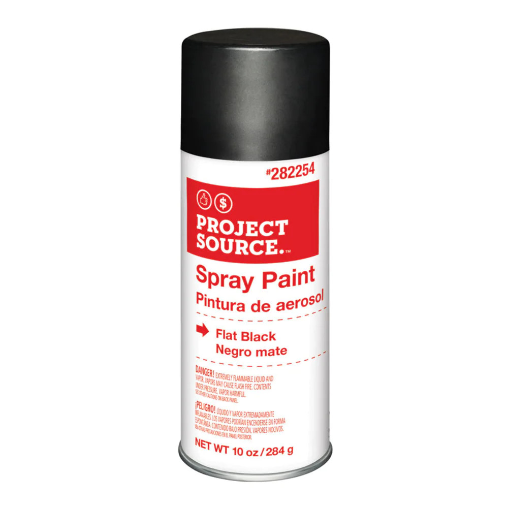 Flat Black Spray Paint (NET WT. 10-Oz)