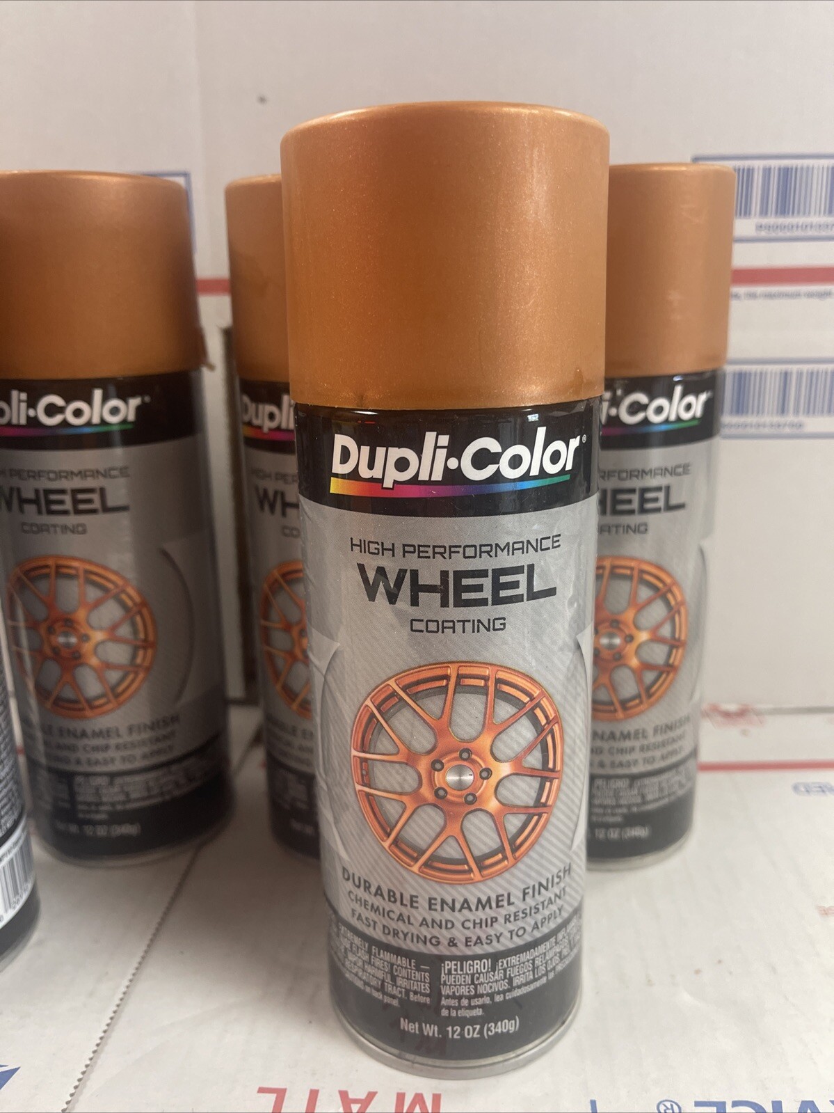 Dupli-Color HWP110 High Performance Wheel Paint Copper 12oz, Lot of 6