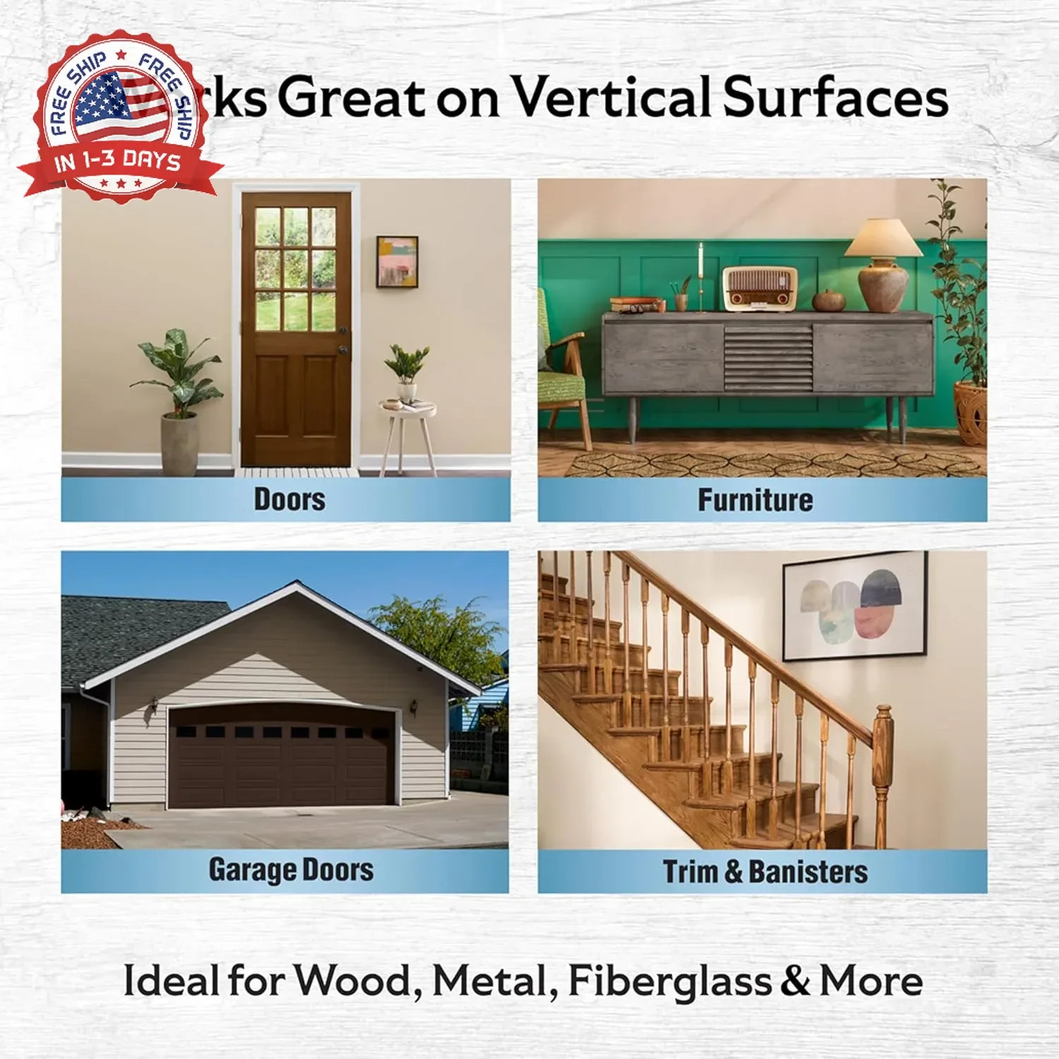 Heavy-Duty Gel Stain Black Half Pint for Wood Metal Fiberglass