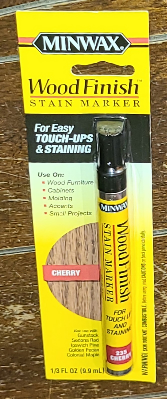Minwax Wood Finish Stain Marker ☆235 CHERRY☆ Touch Ups & Staining (1/3 fl. oz.)