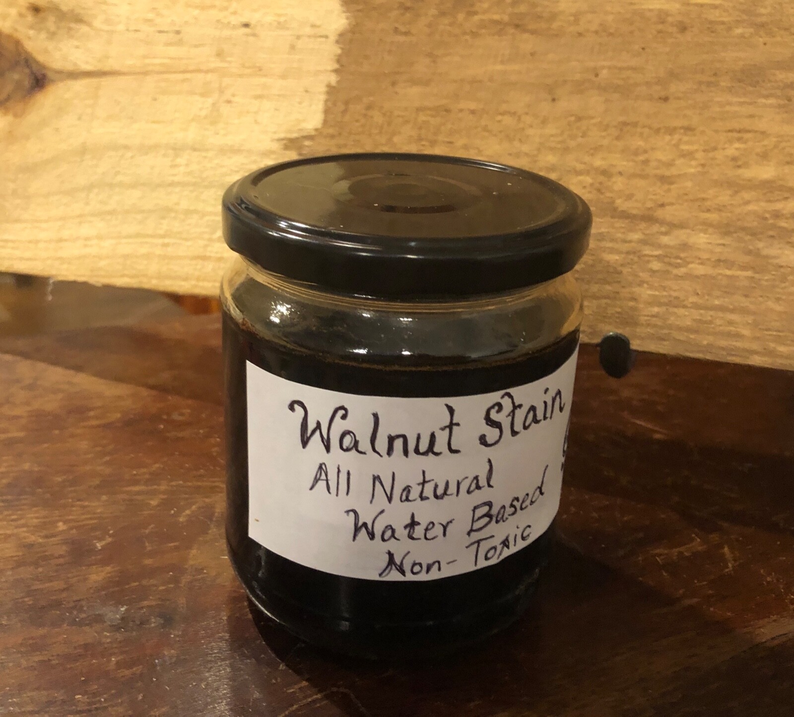 100% Natural WALNUT INK/STAIN~Water Based*Non-Toxic*4 Furniture & Craft Projects