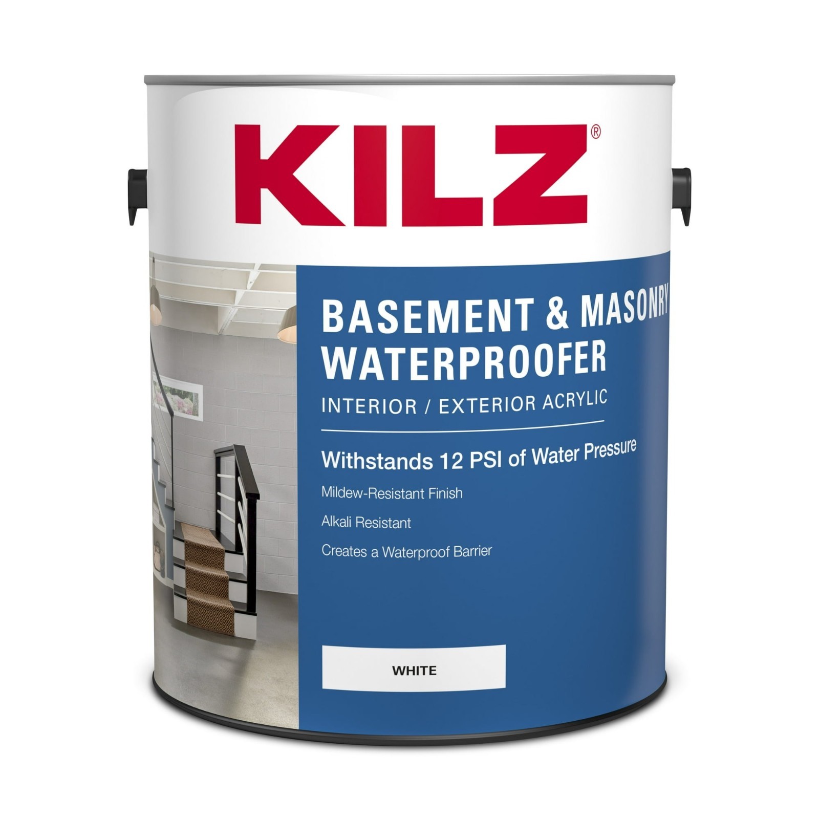 KILZ Waterproofing Basement Masonry Paint Flat White 1 Gal FREESHIP