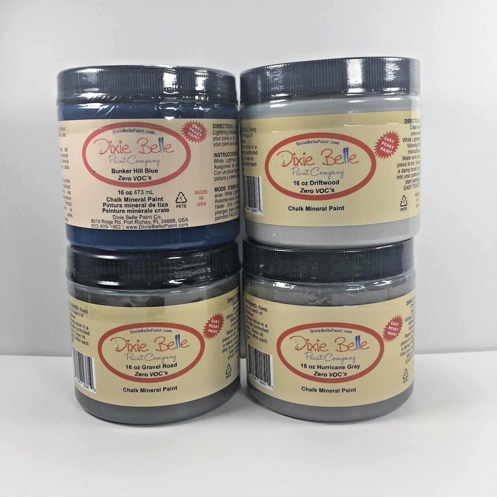 Dixie Belle Chalk Mineral Paint 16 oz Various Colors