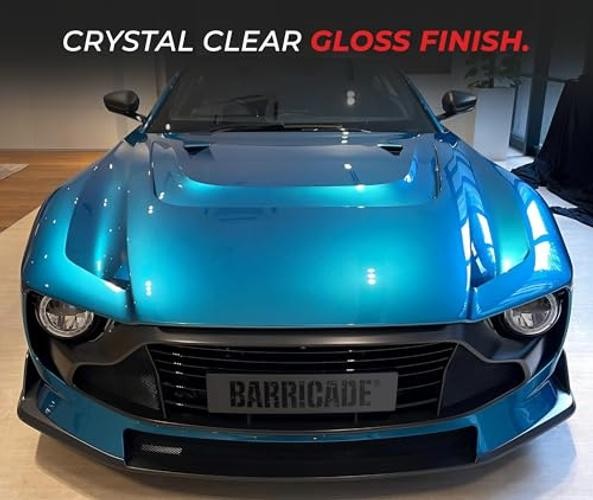Barricade Premium 8 Year Paint Protection Film TPU () 2″ x 96″ Clear Gloss